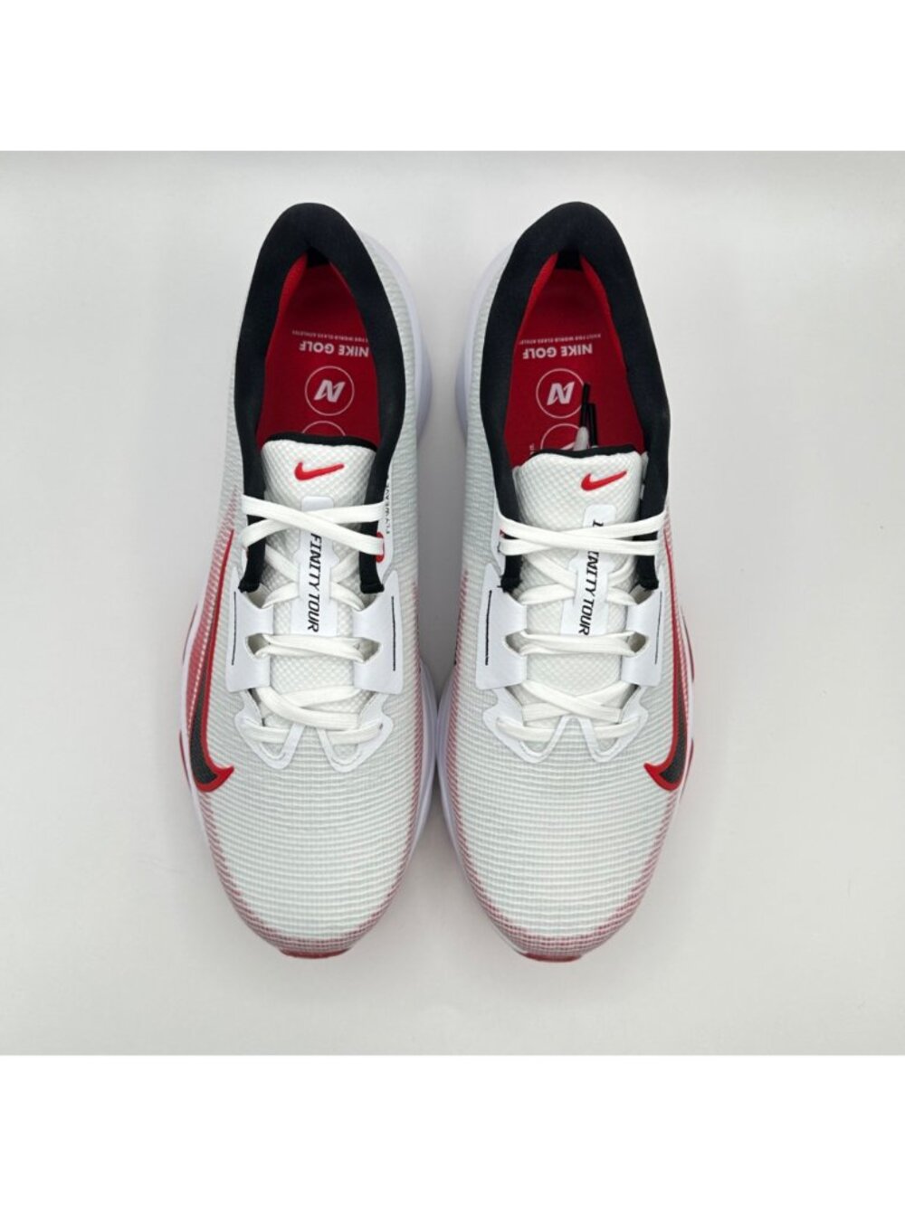 Men’s Nike Air Zoom Infinity Tour 2 Golf Red Wide FD0218-101 Size 11 Wide NEW - Picture 7 of 10